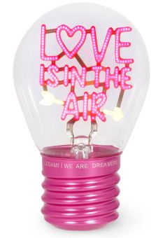 Legami Tischlampe in Glühbirnendesign Love Is In The Air 