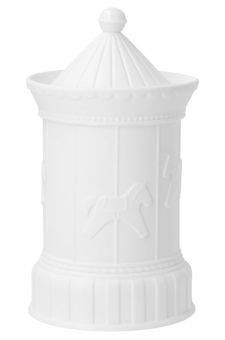 Räder Karusseldose Streifen D.12cm H.21,5cm 