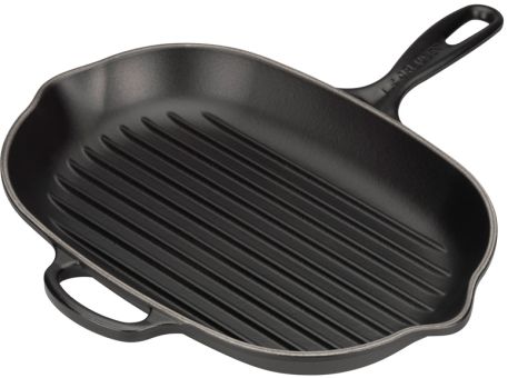 Le Creuset Grillpfanne Oval Signature Schwarz 