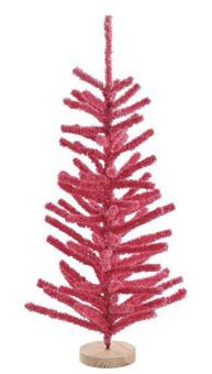 Gift Company Silva Deko-Weihnachtsbaum beflockt H60 cm pink 
