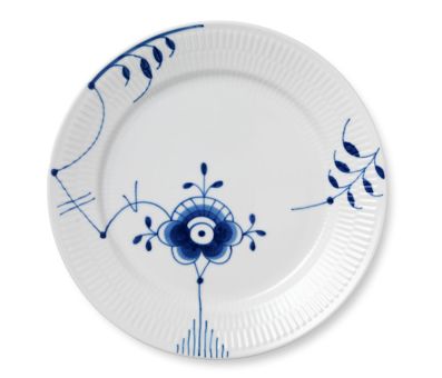 Royal Copenhagen Musselmalet Mega Blau Teller Flach 27 cm 