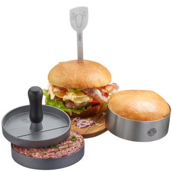 Gefu Burger-Set BBQ 3-tlg 