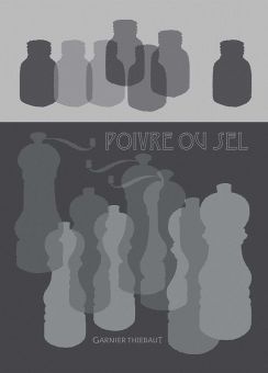 Garnier-Thiebaut Geschirrtuch Poivre Ou Sel Orage 50x70 Cm 100% Baumwolle 