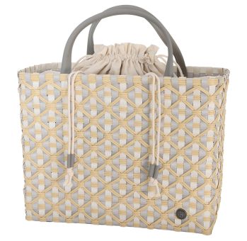 Handed By Shopper Rosemary flint grey with champagne pattern 