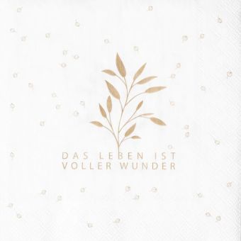 Räder Cocktailservietten 25x25 cm Das Leben Ist Voller Wunder (20 Stk.) 