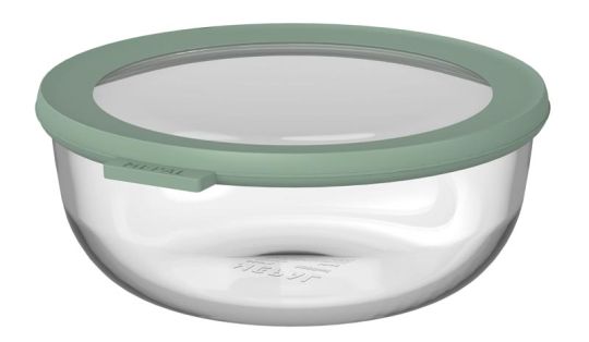 Mepal Glas Multischüssel Cirqula Rund 1250 ml Nordic Sage 