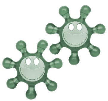 Koziol Drehverschlussöffner 2-er Set Sunny 2.0 transparent eucalyptus green 