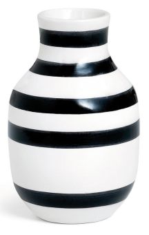 Kähler Omaggio Vase 12,5 cm black 