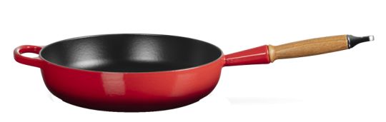Le Creuset Sautépfanne Signature 28 cm Kirschrot Gusseisen 