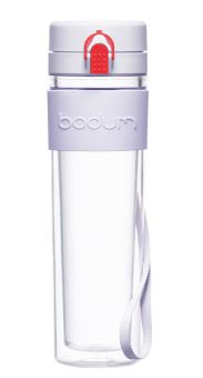Bodum Wasserflasche 0,45 L Tritan doppelwandig Bistro verbena 