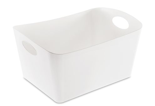 Koziol Aufbewahrungsbox 15 L Boxxx L recycled white 