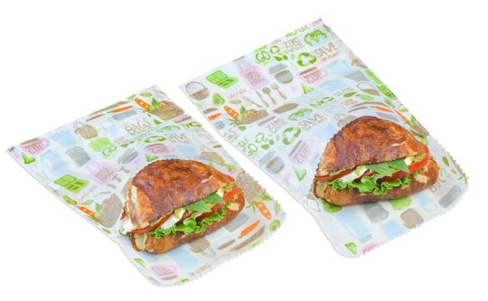 Beeswax Wraps Sandwich & Snack Bag 2tlg. Zero Waste 