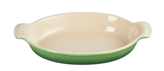 Le Creuset Auflaufform Tradition Oval 28 cm Bamboo 