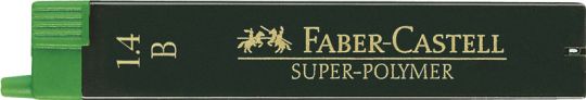 Faber-Castell Feinmine Super Polymer 1,4 mm B 6 Stk. 