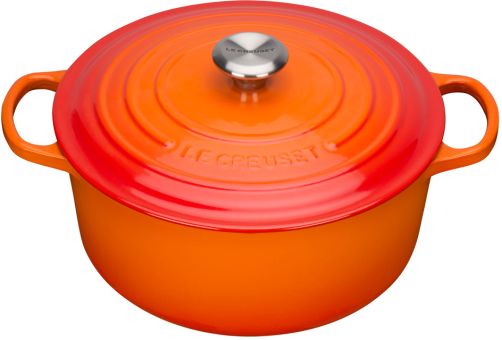 Le Creuset Bräter Rund Signature 28 cm Ofenrot 