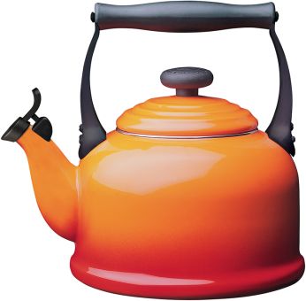 Le Creuset Wasserkessel Tradition Flöte Ofenrot 