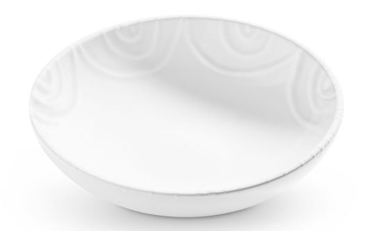Gmundner Keramik Weiß geflammt, Schale ø 17Cm 