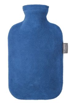 Fashy Wärmflasche mit Vliesbezug saphir 2 L 