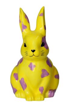 Gift Company Mignon Deko Hase Leo S gelb/lila 