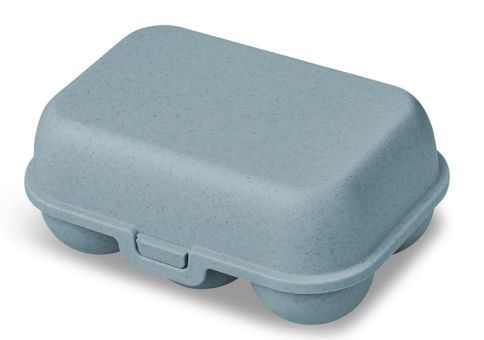 Koziol Eierbox Eggs To Go Mini nature flower blue 