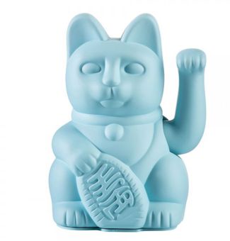 Donkey Winkekatze Lucky Cat Blue 