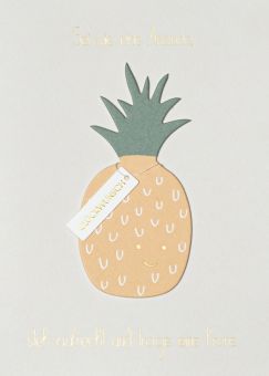 Räder Früchtchen Karte Ananas Sei Wie Eine Ananas 
