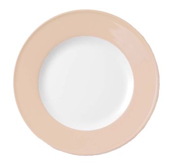 Dibbern Solid Color Peach Teller Flach 21 cm Fahne 