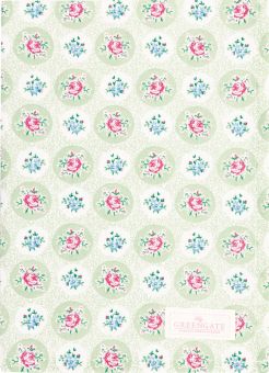 Greengate Geschirrtuch 50x70 cm Elle pale green 100 % Baumwolle 