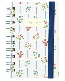 Greengate Notizbuch A6 Hannah white 