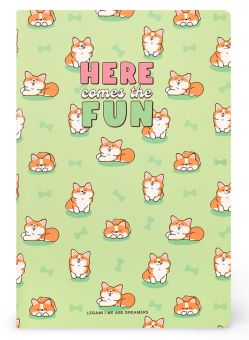 Legami Heft Quaderno small liniert Corgi 