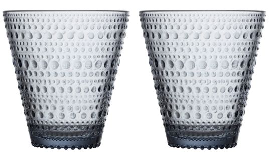 iittala Kastehelmi Becher 30 cl 2er Set Recy cled Glas 