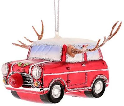 Gift Company Hänger Auto Rudolf rot 