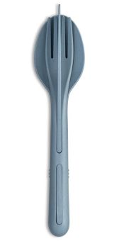 Koziol Besteck-Set 3-tlg. Klikk nature flower blue 