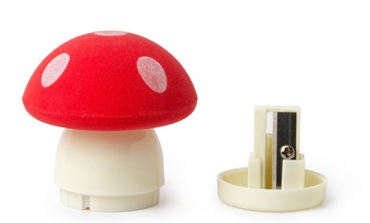 Legami Anspitzer mit Radiergummi Magic Mushroom Red 