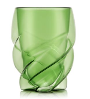 Bodum 2 Stück Glas doppelwandig 0.27l Pavina Paris transparent green 