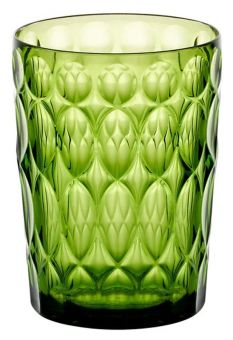 Guzzini Trinkglas hoch Dekor 1 Vanity Water lily green 