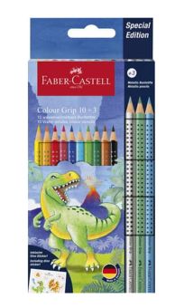 Faber-Castell Buntstift Colour Grip Dino 10+3 