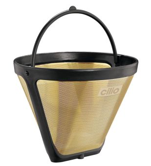 Cilio Gold-Kaffeefilter Größe 2 