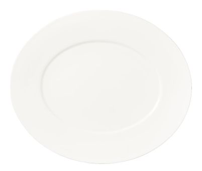Dibbern Fine Dining Platte oval 34 cm Weiss 