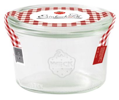 Einkochwelt Weck-Glas Sturzform 200 ml Nr.751 