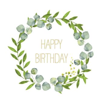 Paperproducts Servietten 33x33 cm Happy B´day 