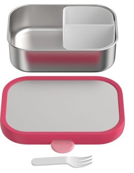 Mepal Bento Brotdose Campus Cool Pink Edelstahl 