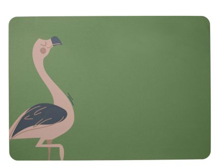 ASA Selection Tischset Fiona Flamingo 46x33 cm Lederoptik 