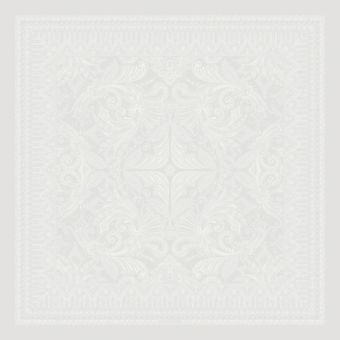 Garnier-Thiebaut Tischdecke Grace Bicolore Perle 174x254 cm 