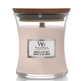 WoodWick Jar klein Vanilla & Sea Salt 