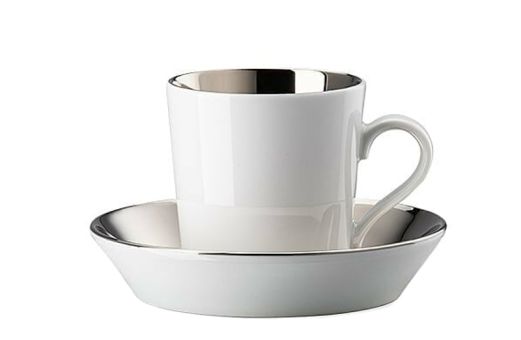 Arzberg Tric Silber Titanisiert Espresso-/Mokkatasse 2-tlg. 