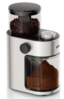 Braun Kaffeemühle Bohnenbehälter (220g) KG7070 110W Edelstahl 
