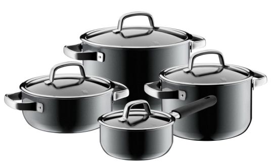 WMF Topf-Set Fusiontec Mineral Platinum 4tlg 