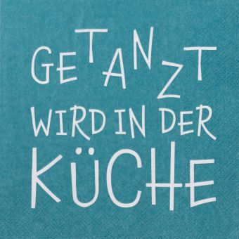 Räder DINING Serviette Getanzt wird in der Küche 33x33 cm 