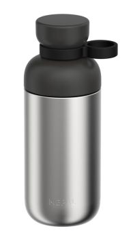 Mepal Trinkflasche Vita 500 ml Nordic Black Edelstahl 